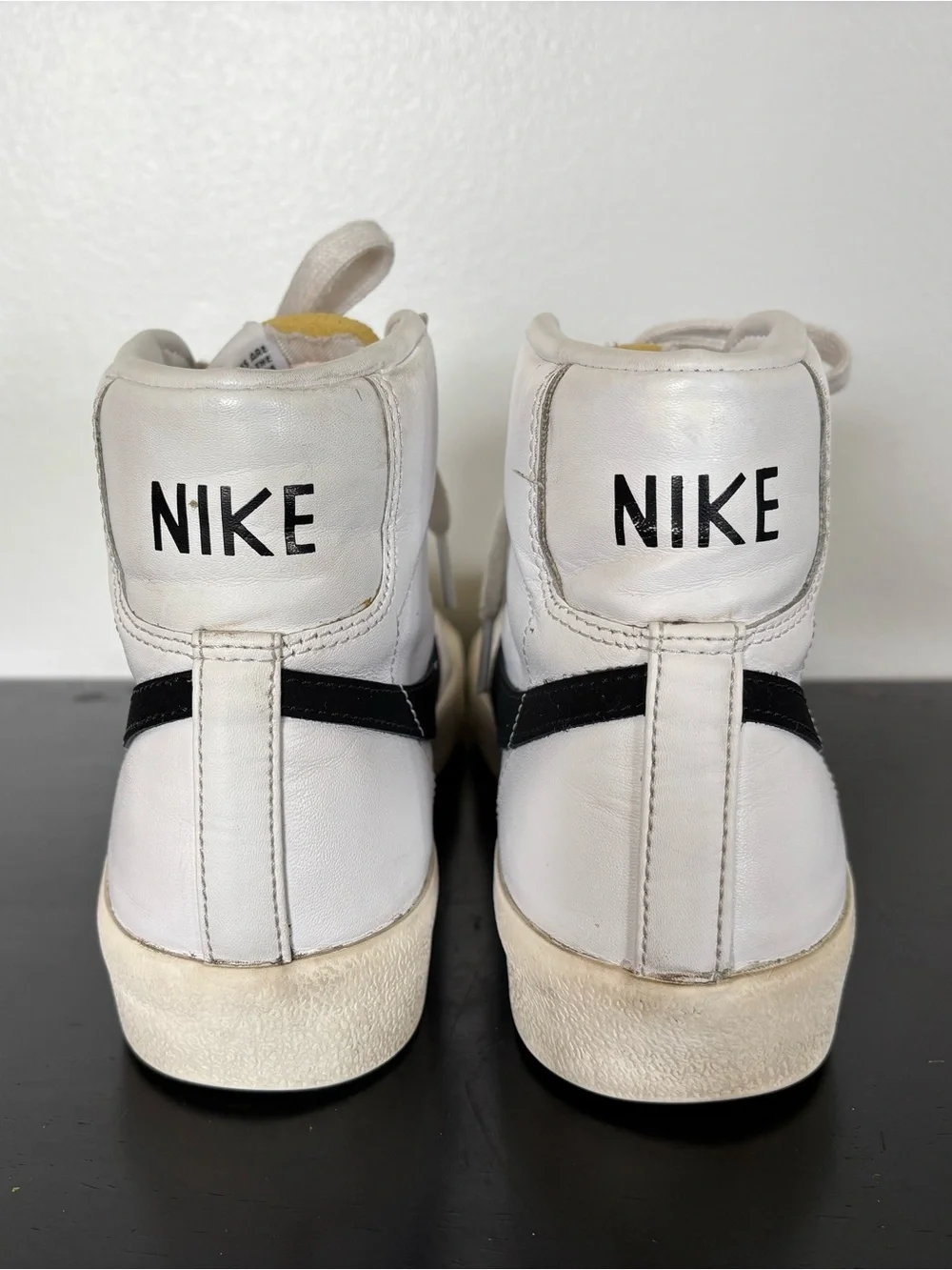Nike Blazer Mid 77 Vintage White Black CZ1055-100 Womens Size 7.5 Sneakers Shoes - Picture 5 of 14